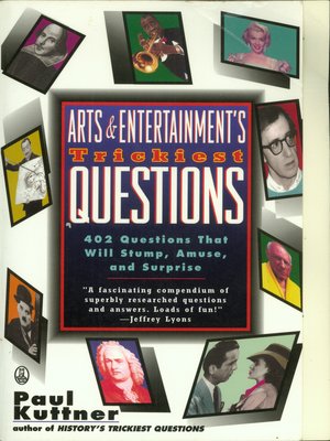 cover image of Arts and Entertainment's Trickiest Questions